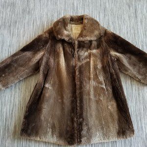 Sheared Beaver Fur Coat